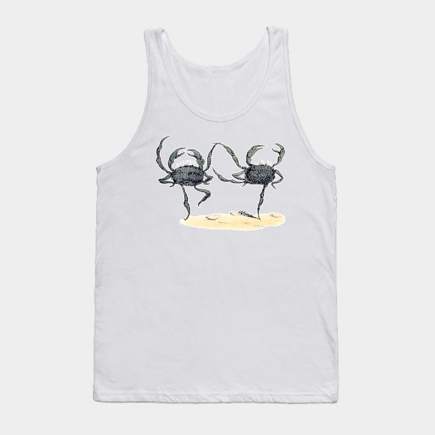 Crabs dancing ballet Tank Top by Marccelus